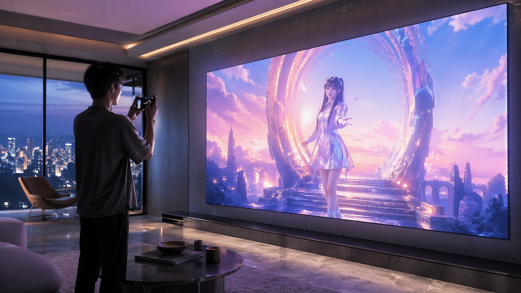 魔镜拍照场景展示